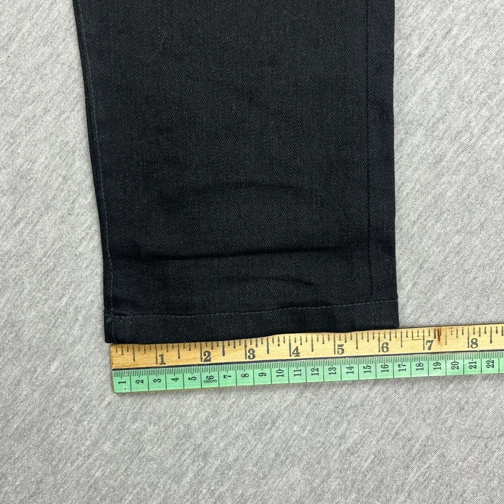 Unbranded Brand Selvedge Jeans Men 29 *Fits 31x34 Black UB244 Taper Stretch 11oz